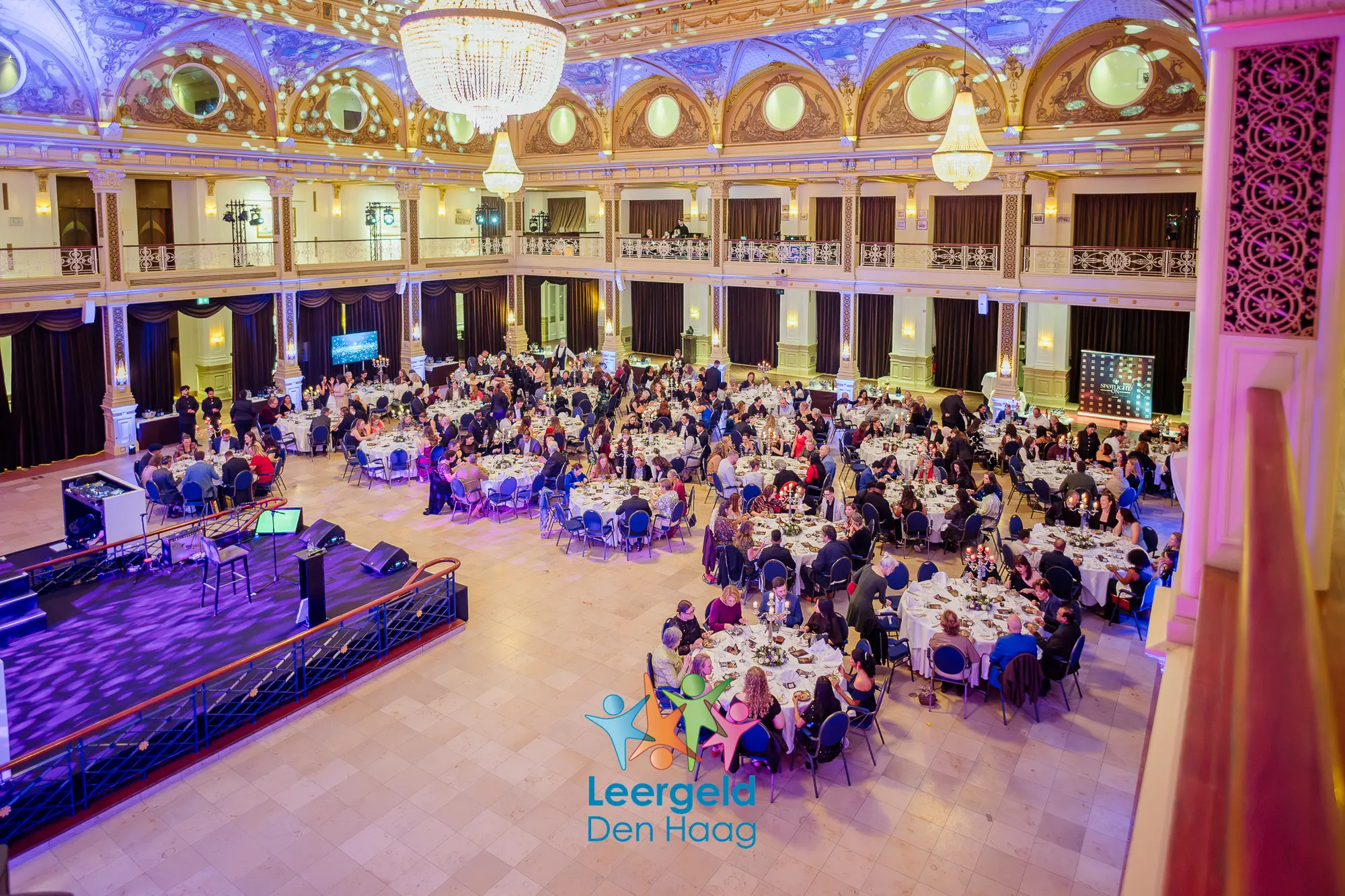 Gala in het Kurhaus voor Stichting Leergeld